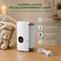 NutriWarm™ – Temperatura Perfecta para tu Bebé, Portátil